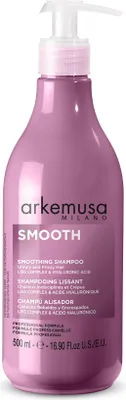 Obrázek produktu pro Arkemusa | Vyhlazující šampon 500 ml - proti krepatění vlasů - intenzivní péče o vlasy - hedvábně jemné