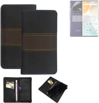 Produktbild von K-S-Trade Hülle Handyhülle kompatibel mit BLU Bold K50 Schutzhülle Walletcase Bookstyle Tasche Schutz Case Handytasche Wallet Cover Kunstleder