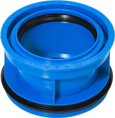 Zdjęcie produktu dla reduktor wewnętrzny airfit PP do ścieków DN 110/75, do rur grubościennych, niebieski