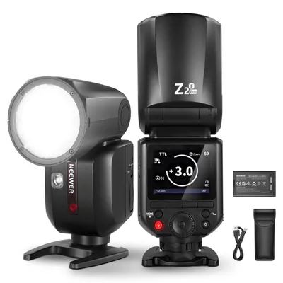 Produktbild von NEEWER Z2PRO-F 2,4G TTL Rundkopf Blitz Speedlite für Fujifilm, Kabellos Kompatib