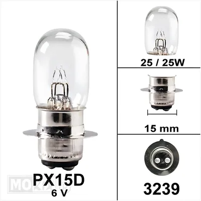 Immagine prodotto di Lampada PX15D 6V 25/25W
