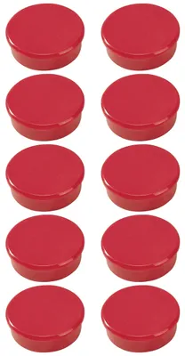 Zdjęcie produktu dla DAHLE 95538-20984 DAHLE Magnete rot, Kunststoff Ø 3,8 cm, 10 St.