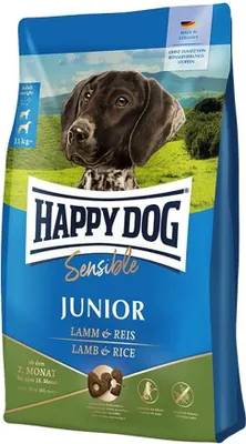 Image de Happy Dog Croquettes Sensible Junior agneau & riz 4kg