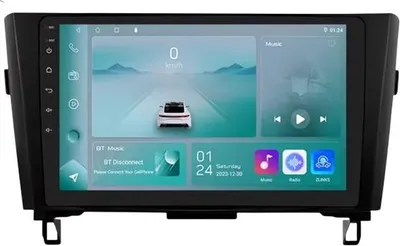 Image de Autoradio avec Bluetooth et CarPlay pour Nissan Qashqai 2 & X-Trail T32 (2013-2017) – Compatible avec Apple et Android – Système stéréo – Système de navigation – 1 Go de RAM, 32 Go de mémoire