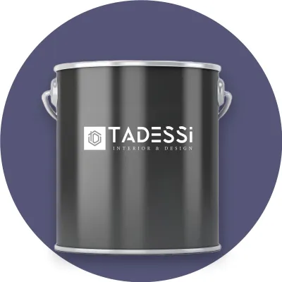 Produktbild von TADESSI Wandfarbe Violett - Mitternachtsblau - abwaschbare Innenfarbe matt - Dispersionsfarbe - Geruchsarm und Lösemittelfrei - 5 Liter Gebinde