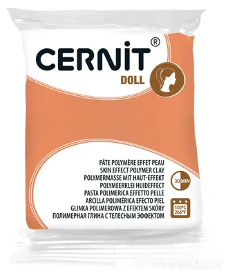 Produktbild von Cernit 6x Cernit DOLL 56 g Karamell CE0950056807C