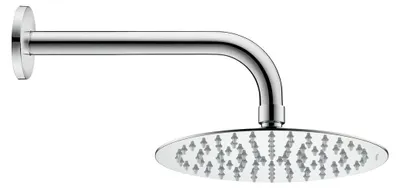 Duscharm 210 mm, rund, chrom, Wandmontage, Universal