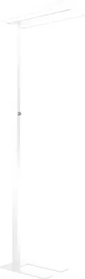 Produktbild von Alco LED-Stehleuchte 9080 Aluminium mit Metallfuß 80W weiß