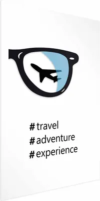 Produktbild von Posterpapier Poster - New Experiences 21x30 cm Text m-A-0828-ao-a