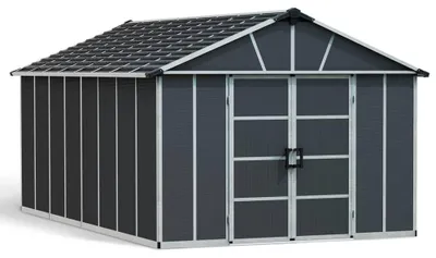Image de Abri de jardin 11x17.2 pieds gris anthracite - Palram - 705683 - yukon