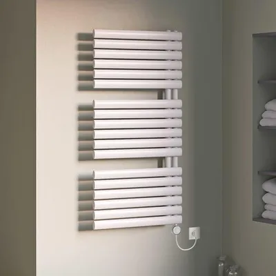 Immagine prodotto di Sturotec Bath 2 E, radiatore elettrico da bagno, dimensioni 60 x 151,2 cm, completamente elettrico, con termostato ambiente integrato, apertura a destra