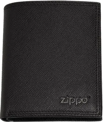 Produktbild von ZIPPO - Saffiano Tri-Fold Geldbörse - Drei Fächer Brieftasche aus Rindsleder Kartenetui Halter Portemonnaie 2007073