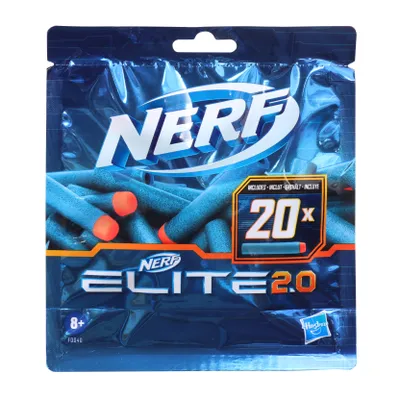 Produktbild von Nerf Elite 2.0 20er Dart Nachfüllpack, Nerf Gun (blau/orange)