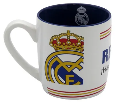 Obrázok produktu pre Darčeková krabička s hrnčekom Real Madrid, modrá, dvojfarebná