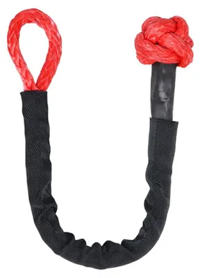 Imagen del producto de Cuerda de rescate 25000 kg de resistencia a la tracción - Cuerda sintética - Cierre suave - 1/2" de grosor - 125 cm de longitud - Adecuada para SUV/ATV/Camión - Cuerda de remolque