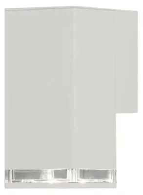 Immagine prodotto di Applique Konstsmide Pollux con 1 striscia bianca, 1 attacco GU10, max 1x7W, 240V, alluminio/vetro acrilico, 410-250
