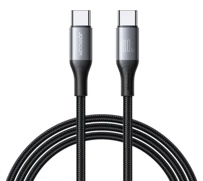 Zdjęcie produktu dla Kabel Joyroom S-A28 Flash Series 60W USB-C - USB-C 2 m - czarny