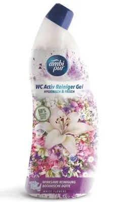 Obrázek produktu pro Ambi Pur Żel do WC White Flowers, 750 ml (PRODUKT Z NIEMIEC)