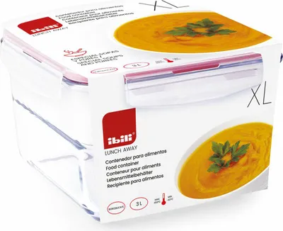 Produktbild von Lebensmittelbehälter Ibili XL 754833 Borosilikatglas 3 L