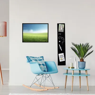 Produktbild von Magnettafel aus schwarzem Glas