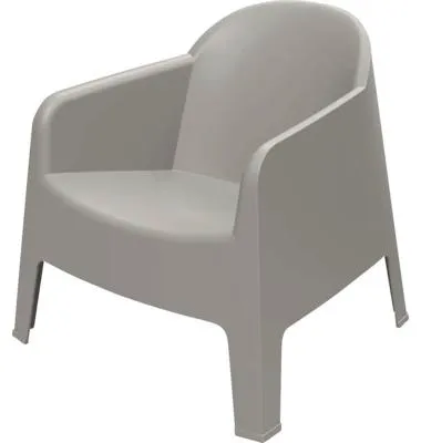 Obrázok produktu pre Záhradné kreslo Ferne plast hnedá 73,5 x 73 x 45 cm