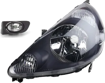 Productafbeelding van Koplamp geschikt voor Honda Jazz GD, 03/02-12/04, H4, bestuurderszijde + mistlamp, artikelnummer 33151SAAG01, 08V31S5A6M002, Johns
