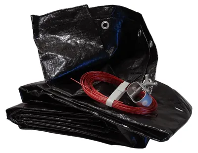 Imagen del producto de Lona para cubrir piscinas redondas - Diámetro 720 cm - Polietileno de 200 g/m² - Color