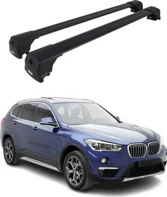 Produktbild von Dachträger Gepäckträger für BMW X1 F48 2015-2022 ABE Grundträger Alu Schwarz