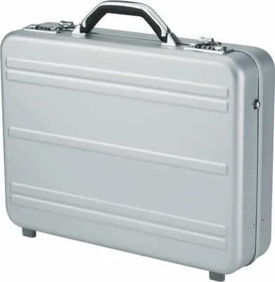 Produktbild von ALUMAXX Laptop-Attachékoffer MERCATO, silber, Aluminium 45188 (Aktenkoffer)