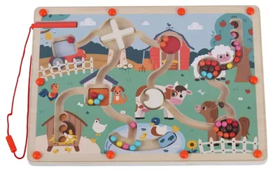 Zdjęcie produktu dla 2Kids Toys, magnetyczna tablica edukacyjna "Farma"