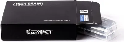 Zdjęcie produktu dla ALLNET Powerbank 18650 zbh. Keeppower IMR18650/Panasonic NCR18650GA 3,6V - 3,7V 3500mAh Li-Ion/Bateria *ALLTRAVEL* +etykietowana/retail+ 2-pak (IMR18650)