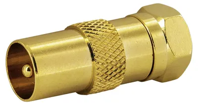 Produktbild von Schwaiger GOUST9310 537, F-Typ, Gold, Metall