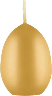 Produktbild von Eikerzen Metallic Gold, 120 x Ø 80 mm, 6 Stück