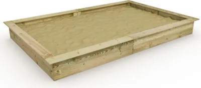Produktbild von WICKEY King Kong 195 x 300 cm Sandkasten Sandkiste mit Sitzbank Garten Kinder Buddelkiste