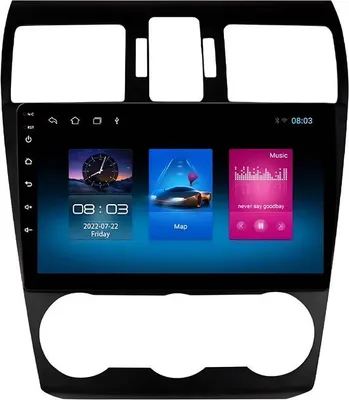 Obrázok produktu pre Autorádio s Bluetooth a CarPlay pre Subaru Forester Mk4, Impreza, XV, Crosstrek (2012–2015) – Kompatibilné s Apple a Android – Stereo systém – Navigačný systém – 1 GB/16 GB