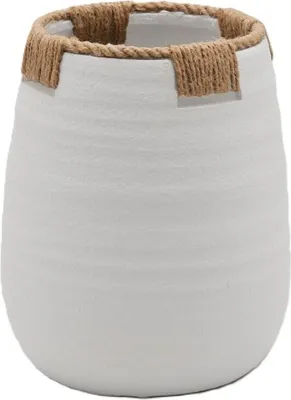 Produktbild von EGD Blumentopf Terrakotta Weiß D 19 cm H 24 cm