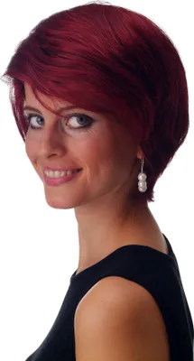 Produktbild von WIG ME UP Perücke kurz voluminös Scheitel Rot F2743-118