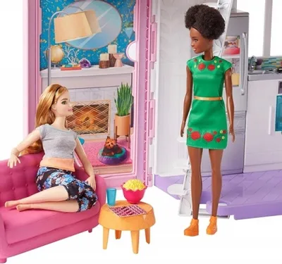 Produktbild von Barbie Malibu Haus, Puppenhaus, Barbie Stadthaus mit Zubehör