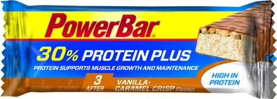 Produktbild von Powerbar Protein Plus 30% Bar, Geschmack:Vanille-Karamell Crisp