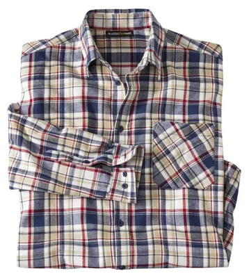 Immagine prodotto di Atlas For Men - Camicia da uomo AF101 (6XL) (blu navy/ecru)