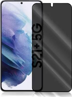 A screen protector is placed over a smartphone screen.