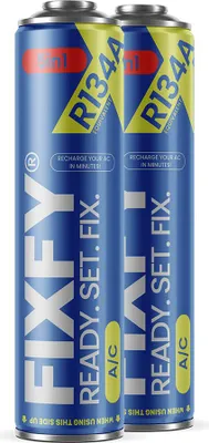 Obrázok produktu pre FIXFY 5v1 plynová náplň do klimatizácie 2x VEĽKÁ DOSA +70% R134a