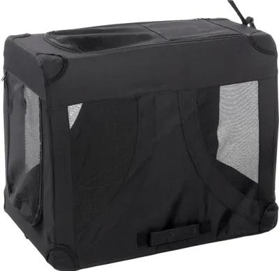 Produktbild von Flamingo Transportkäfig Gepetto schwarz, Größe: S