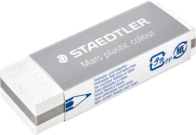 Image de Gomme Mars® plastic colour gris clair, PVC, 65 x 13 x 23 mm, 20 pièces