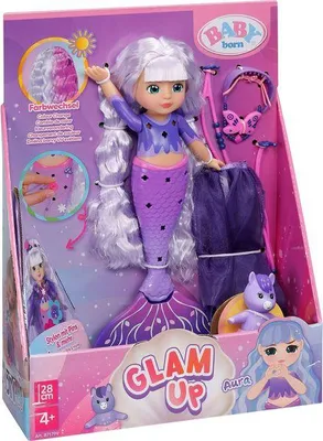 Produktbild von BABY born Glam Up Aura, Babypuppe, Weiblich, 4 Jahr(e), Junge/Mädchen, Mehrfarbig
