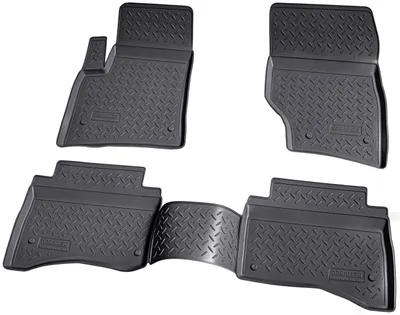 Produktbild von 3D Gummi Fussmatten für VW Touareg | 7L | BJ 2002 - 2010 | passgenau mit Rand