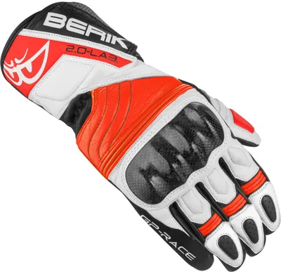 Produktbild von Berik Zoldar Damen Motorrad Handschuhe, schwarz/rot, S