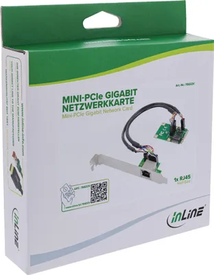 Zdjęcie produktu dla InLine 76622V, Wewnętrzny, Przewodowa, PCI Express, Ethernet, 1000 Mbit/s