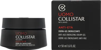 Produktbild von Collistar Uomo Crema-Gel Energizzante Anti-Eta, Tages- & Nachtcreme, Männer, Jeder Hauttyp, Gesicht, Hals/Nacken, Anti-Aging, Anti-Falten, Energiespendend, Feuchtigkeitsspendend, Schutz, Revitalisierend, Belebend, 50 ml