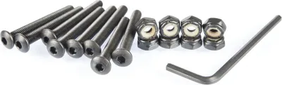 Produktbild von Dstreet Montagesatz 1-1/2'' Linsenkopf-Schrauben und Muttern für Longboard (8er Pack)